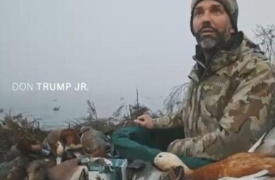 La malacaccia di Trump Jr. nella laguna di Venezia